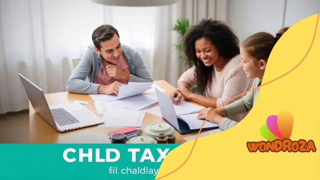 The application process for child tax credits