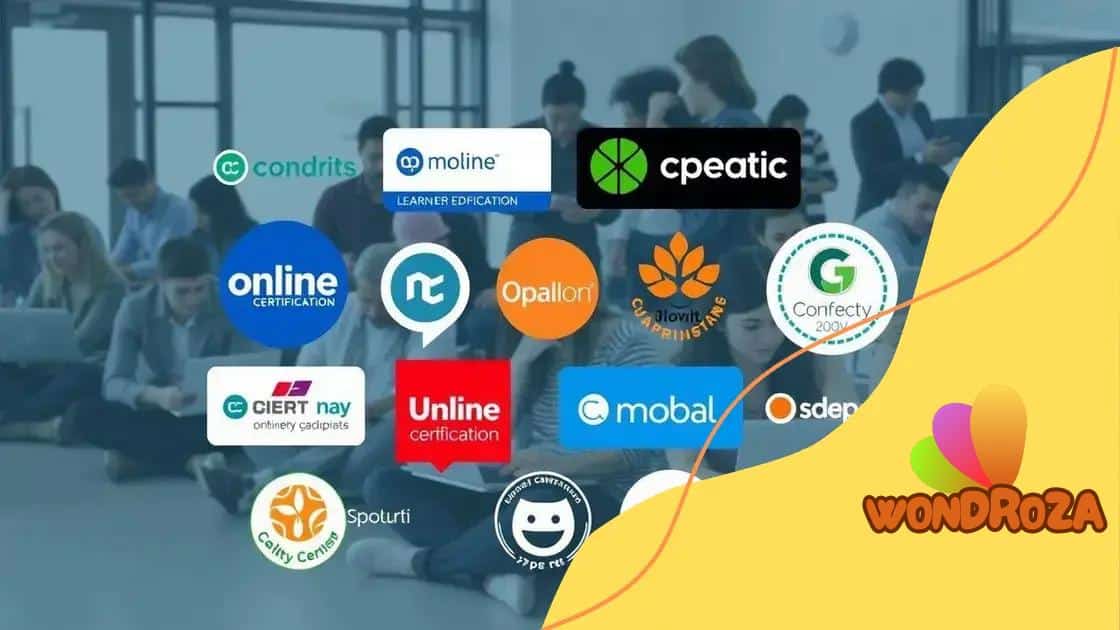 Popular online certification platforms