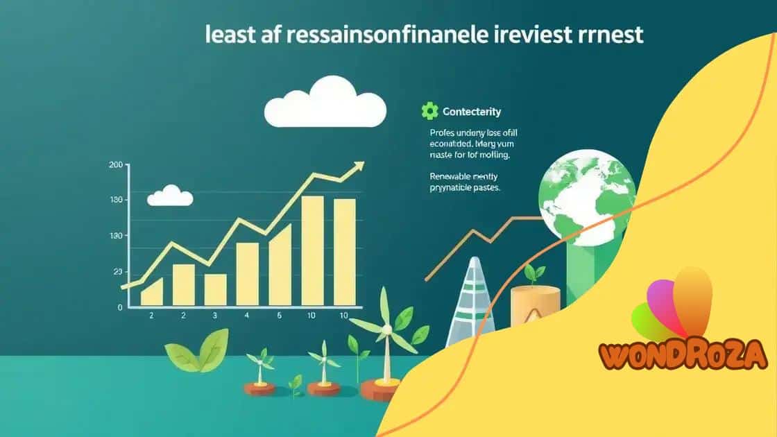 Financial benefits of sustainable investments