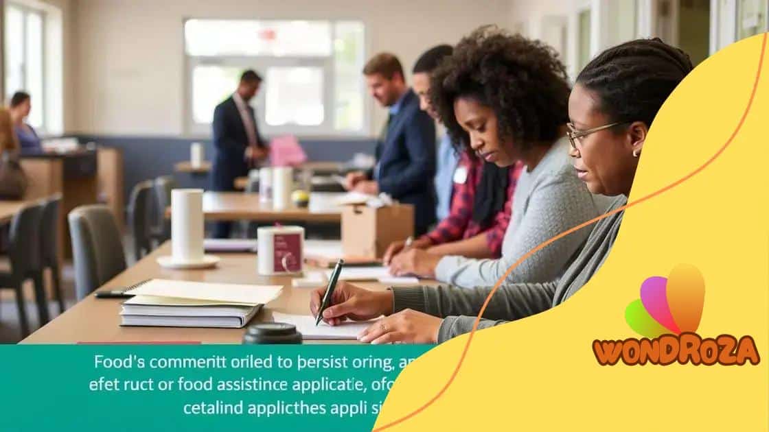 Application process for assistance